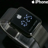 Jam Tangan Layar Sentuh Iphone Iwatch Terbaru 2018 Digital Warna Hitam