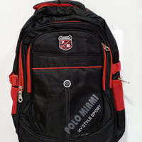 Tas ransel polo miami / tas ransel anak sekolah
