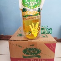 Minyak Goreng Sania 1 Karton Berisi 12 Pouch Refill 1 Liter