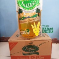 Minyak Goreng Sania 1 Karton Berisi 6 Pouch Refill 2 Liter