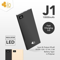 Powerbank Hippo ILO J1 LED 10000mAh (power bank pb) garansi 1 tahun