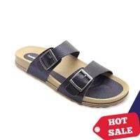 HOMYPED SANDAL PRIA NAVARA 801 LEATHER COFFEE