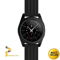 Smart Watch GS3 Heart Rate / Jam Smartwatch GS3 Full Black Anti Air