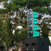 Miniatur Sound Gantung Box atas dan subwoofer + Speaker