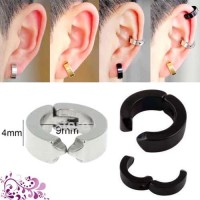 Jual ANTING JEPIT TITANIUM BUNGLON anting tanpa tindik Diskon