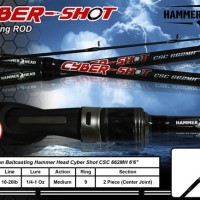 Joran Bait Casting Hammer Head Cyber Shot 662MH 10-20lb 198cm