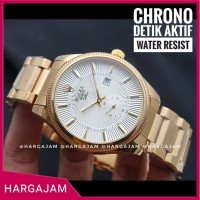 JUAL ANTI AIR Jam Tangan Pria Rolex Geneve Cellini 2053 Chrono Detik