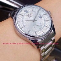 JUAL Elegan Jam Tangan Pria Rolex Geneve Cellini 2053 Chrono Detik by