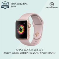 smartwatch jam pinta keren Apple Watch Series 3 GPS 38mm Gold Alum wi