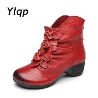90Ylqp Vintage Martin Boots Asli Sepatu Kulit untuk Wanita Gaya Rakyat