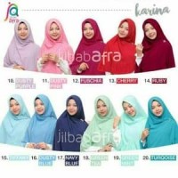 Jilbab AFRA model KARINA Ukuran M Hijab Khimar Kerudung Diskon