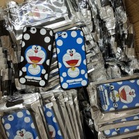 polkadot doraemon samsung j5 prime softcase