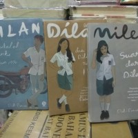 NOVEL paket 3 novel dilan 1990. dilan 1991, milea