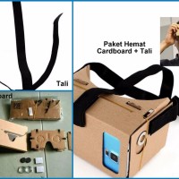 PROMO Google Cardboard Virtual Reality VR 3D Karton HP Kacamata Nont