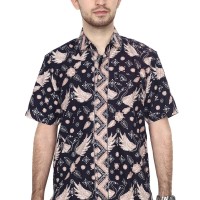 Kemeja Batik Pria Big Size, Batik Asli Cap Semi Tulis - Zallatra XXL