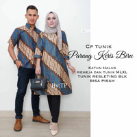 Jual Sarimbit Couple Tunik Batik Parang Keris Murah