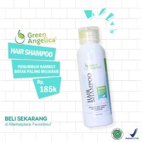 Shampo Herbal Untuk Rambut Rontok Green Angelica Buah Nisim Alami BPOM