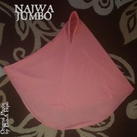 Jilbab Instan Najwa Jumbo Polos Dengan Pet - Kerudung Xl - Hijab Syari