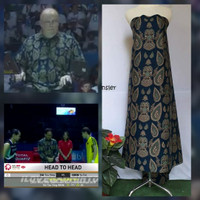 KAIN BATIK 41 MOTIF DIPAKAI WASIT FINAL BADMINTON INDONESIA OPEN 2018