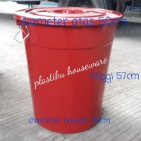 (GO SEND)Ember besar plastik jumbo murah 80L /tong air / bak air warna