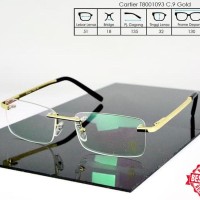 Frame Kacamata Cartier T8001093 C.9 Gold