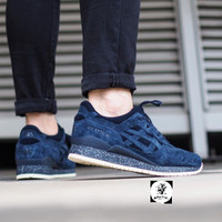 SEPATU SNEAKERS Asics Gel lyte III x Reigning Champ Navy PREMIUM ORI