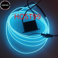 PAKET INVERTER AKI + KABEL NEON 3 METER / FLEXIBLE LED NEON EL WIRE