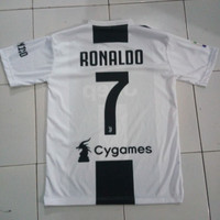 Jersey Juventus C. Ronaldo - Kaos Home Juventus New Season Full Patch