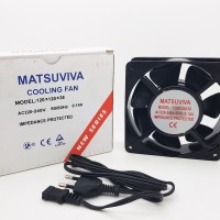 MATSUVIVA Cooling Fan AC 220V ukuran 12 x 12 x 3.8 cm / kipas
