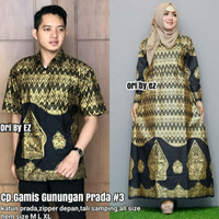 Cp Gamis Gunungan 3/Batik Couple Katun Batik/Batik Pekalongan