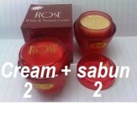 OBAT KRIM JERAWAT ACNE PEMUTIH KULIT WAJAH CREAM ROSE & SABUN ORIGINAL
