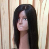 HUMAN HAIR WIG (WIG 100% RAMBUT ASLI) PANJANG 60CM