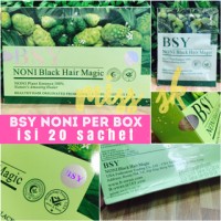 box besar isi 20 sachet BSY Noni BPOM black hair shampo