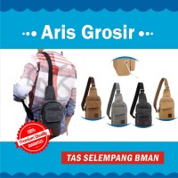 Jual Tas slempang BMAN Pria - Abu-abu Muda Termurah |cowok khaki 2018