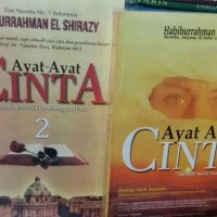 TERMURAH sepaket novel ayat-ayat cinta jilid 1 dan 2 by habiburrahman