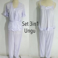Piyama Dewasa Baju Tidur Dewasa Wanita Setelan Celana Panjang Kimono