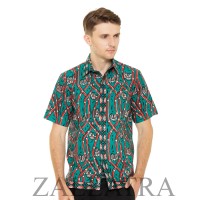 Kemeja Batik Pria Big Size, Batik Asli Cap Semi Tulis - Zallatra XXXL
