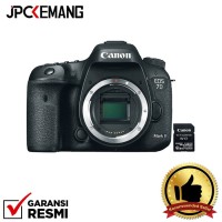 Canon EOS 7D Mark II Body + W-E1 Wifi GARANSI RESMI