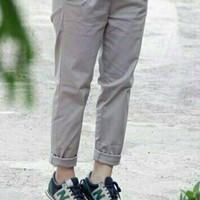 baggy pants light grey