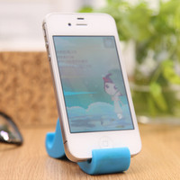 dudukan docking stand HP handphone bentuk kumis lucu unik murah HCR029