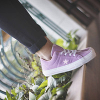 Limited edition sepatu converse one star purple women