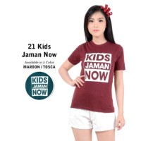 BAJU KAOS T-SHIRT MURAH WANITA TUTON KIDS JAMAN NOW OB