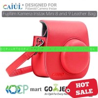 Leather Bag Kamera Fujifilm Instax Mini 8 9 Tas Case Polaroid Fuji