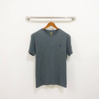 Kaos Merk Polo Ralph Lauren Slim Fit Basic Tee Grey Original Murah