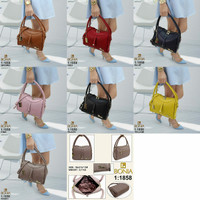 TAS MERK BONIA 1858#8 KUALITAS : SEMPREM BAHAN : KULIT UKURAN : 26X2