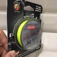 SENAR PANCING BERKLEY NANOFIL HI VIS CHART 14LB 150YARD