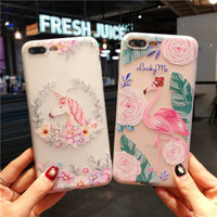 Luminous Case Flamingo, Unicorn & Friend For Oppo Neo 9 / A37