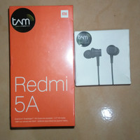 Xiaomi Redmi 5A RESMI TAM FREE EARPHONE IN-EAR BLACK XIAOMI ORIGINAL