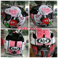 BEST SELLER HELM KYT DJ MARU -5 PINK -----