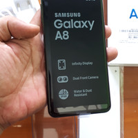 Samsung A530 A8 hitam pemakaian sebulan komplit ori murah